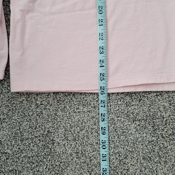 Ladies Lands End Long Sleeve Pink T-shirt XL -18, Pre-Owned in Nice Condition - Picture 10 of 11